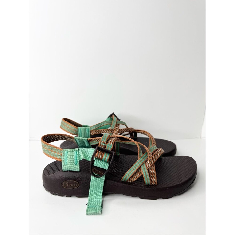 Chaco Women's ZX1 Classic Sandals Adobe Clan Brown Green Womens Size 8 - Picture 2 of 11